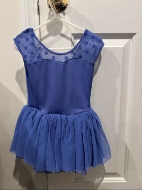 Mirella Royal Blue Tulle Ballet Leotard Dress
